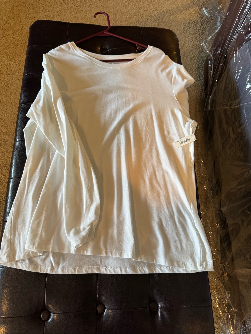 Classic White Long-Sleeve Women's Top xXL NWT